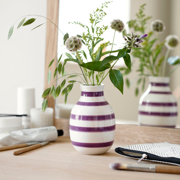 Kähler Omaggio vase, blomme - H: 12,5 cm. - Bahne